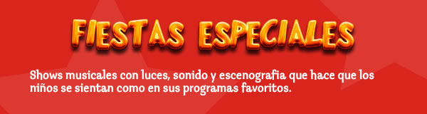Shows musicales, mini carnavalito con sonido, luces y recreacion.